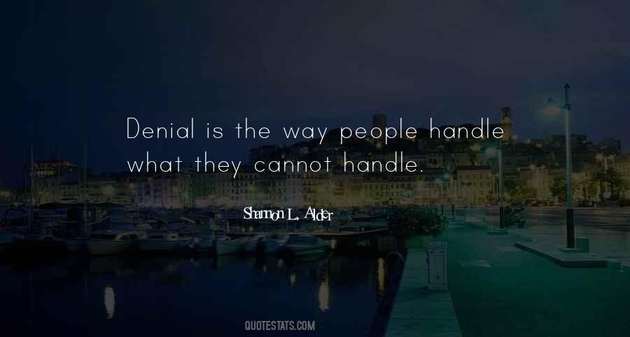 Denial The Quotes #79311