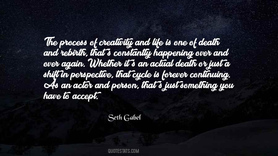 Quotes About Death And Rebirth #1237137