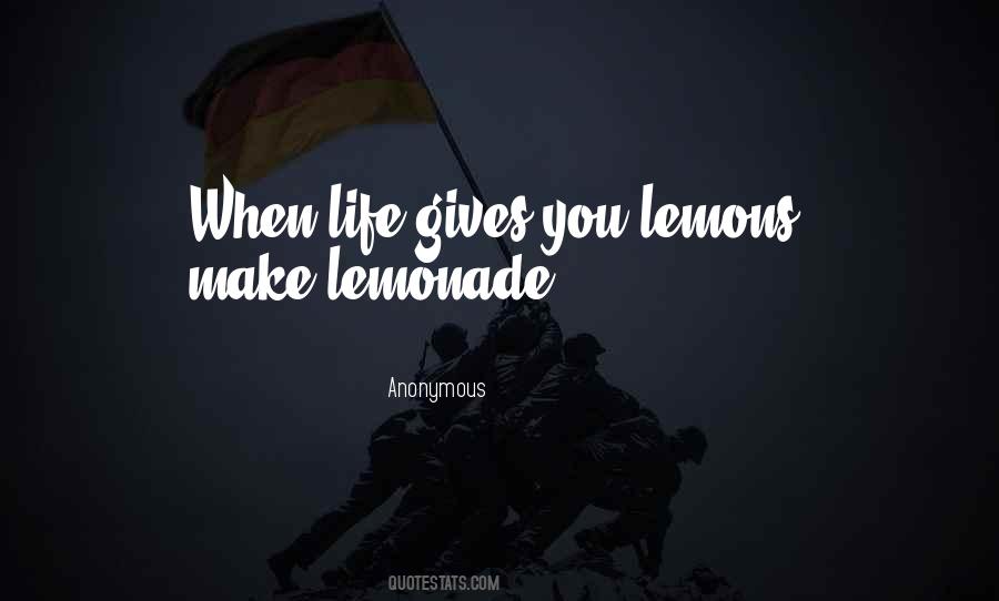 Lemonade From Life S Lemons Quotes #1603207