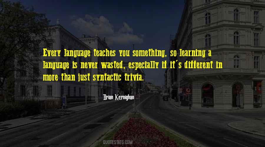 Quotes About Language Learning #205594