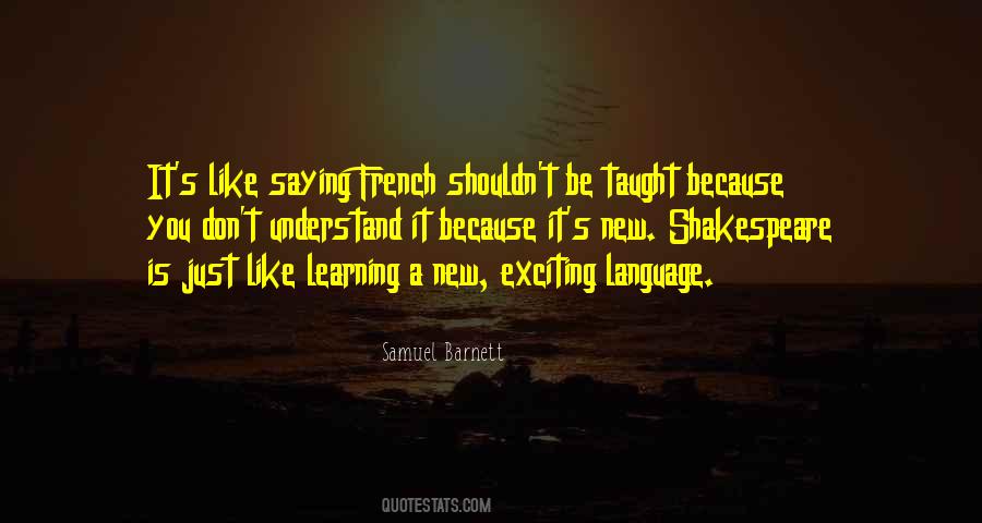 Quotes About Language Learning #792956