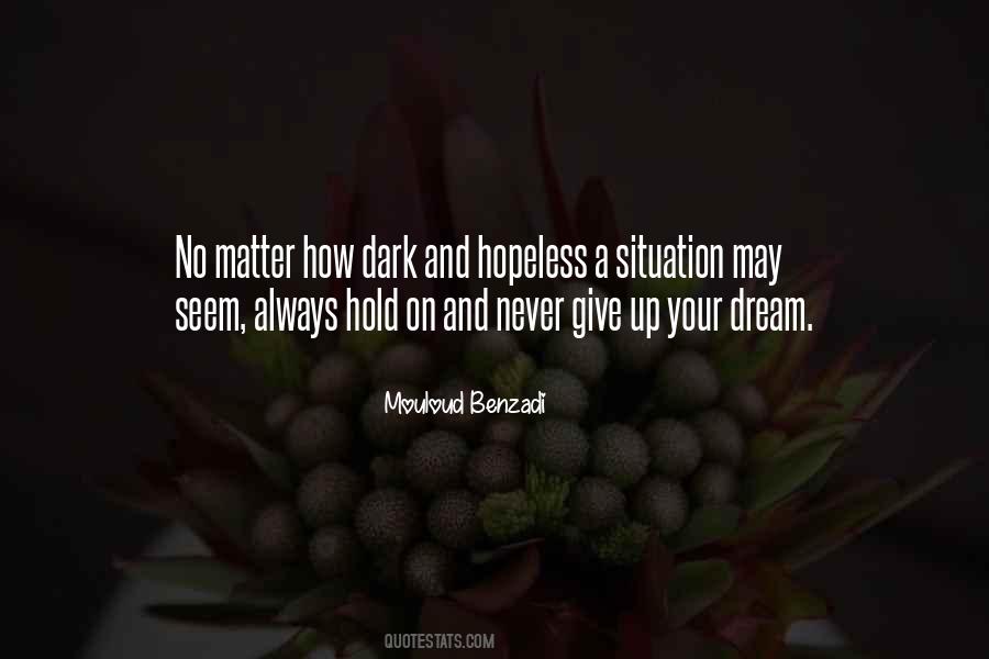 Dark Dream Quotes #1473746