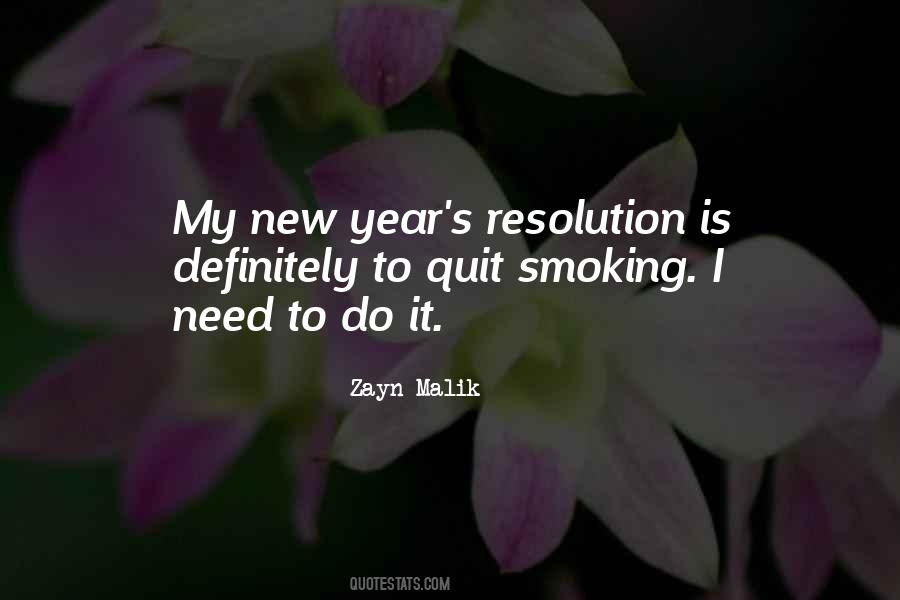 New Year S Resolution Quotes #1788045