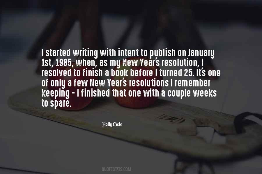 New Year S Resolution Quotes #430143