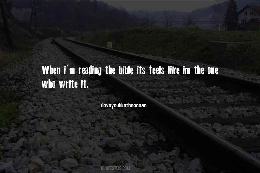 Quotes About Reading The Bible #1252569