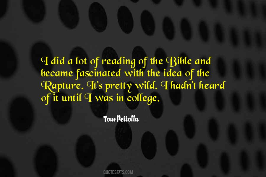 Quotes About Reading The Bible #244684