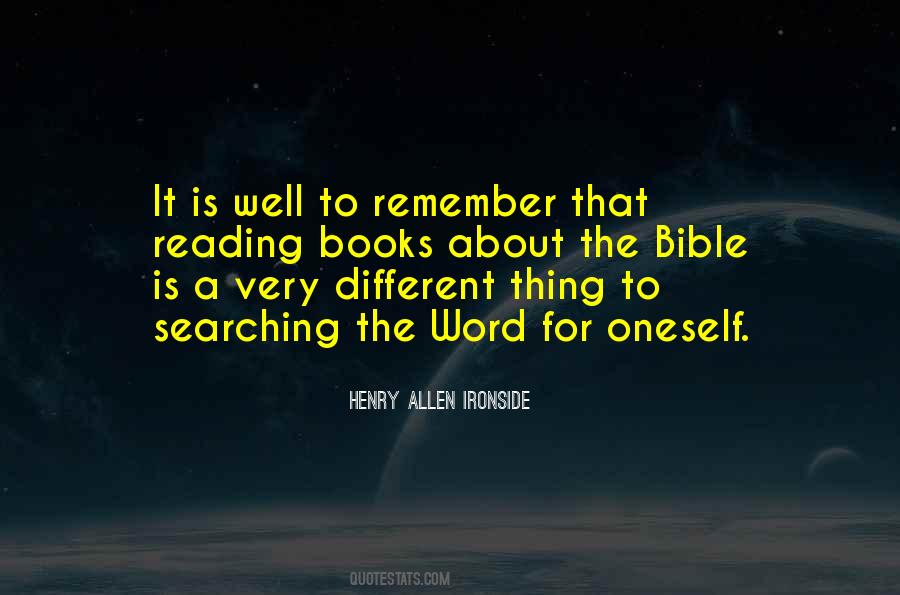 Quotes About Reading The Bible #254650