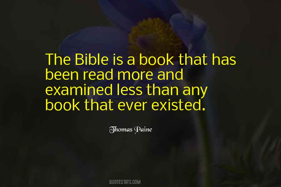 Quotes About Reading The Bible #417186