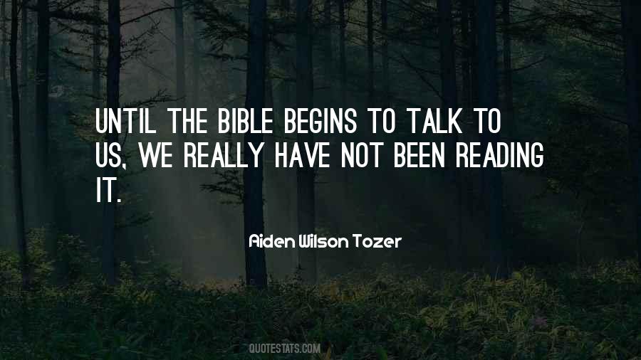 Quotes About Reading The Bible #438637