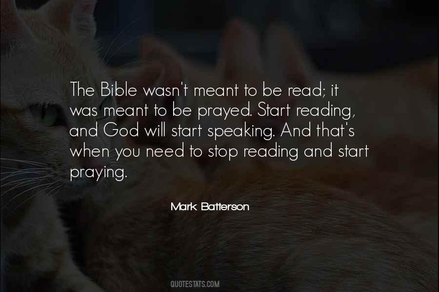 Quotes About Reading The Bible #585761