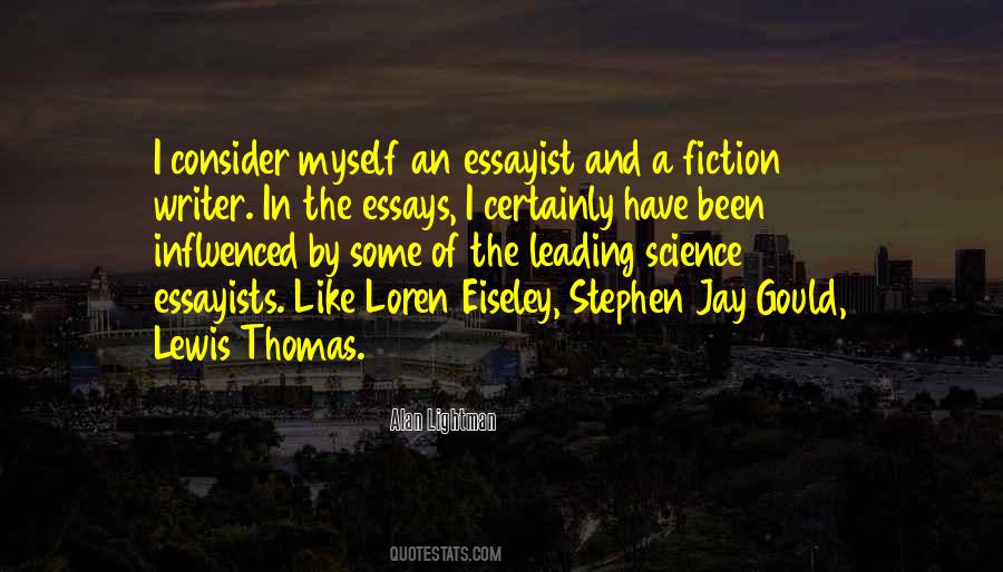 Quotes About Essayists #1129674