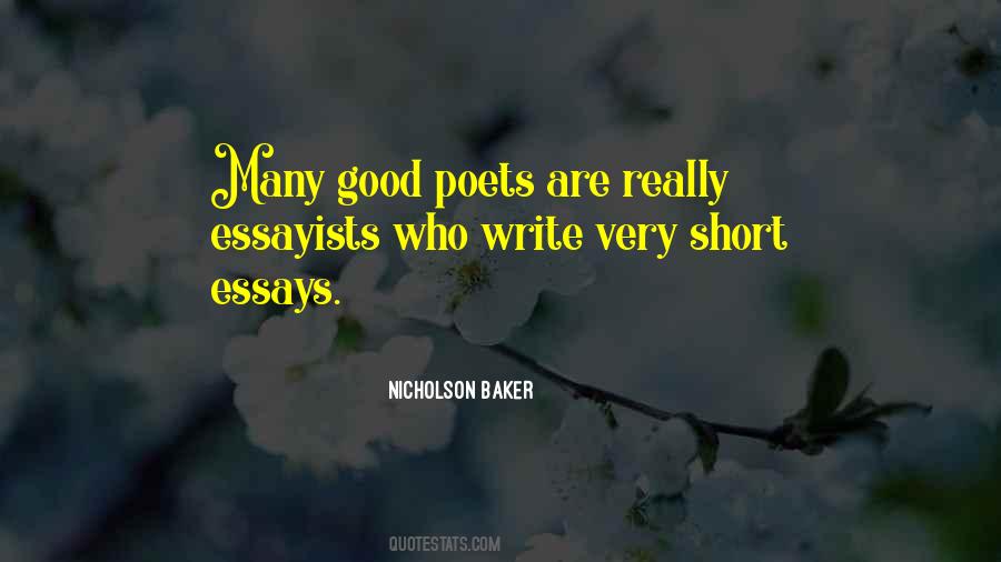 Quotes About Essayists #88604