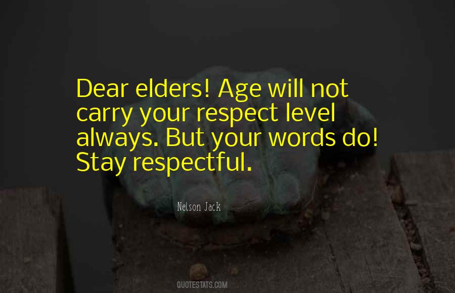 Quotes About Elders #1213619