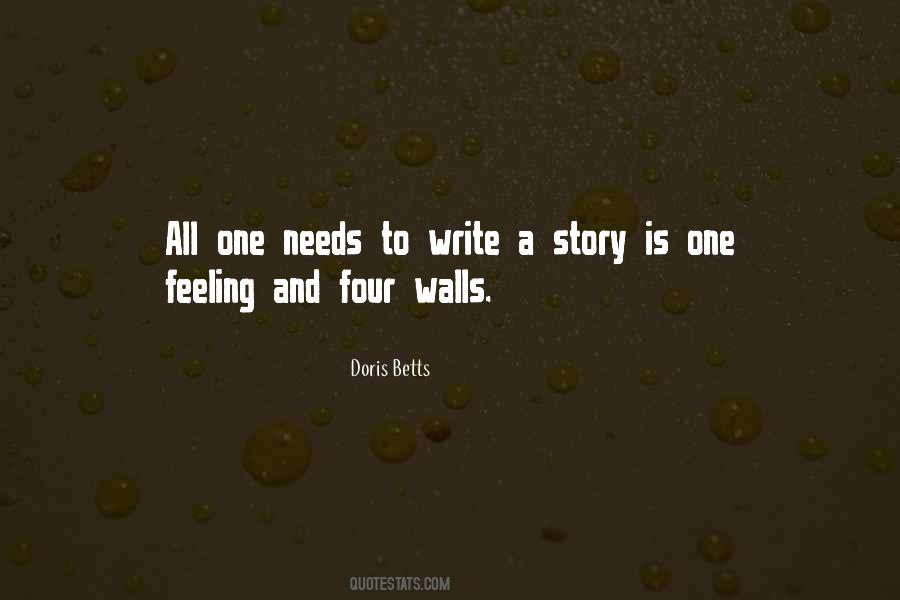 Quotes About Four Walls #119184