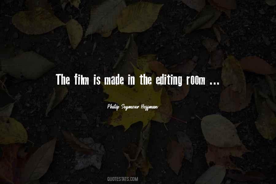 Quotes About Editing Film #1415359