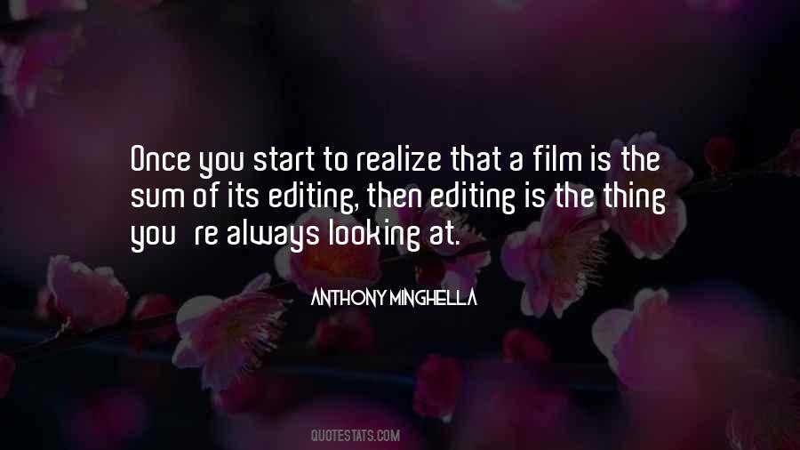 Quotes About Editing Film #538651