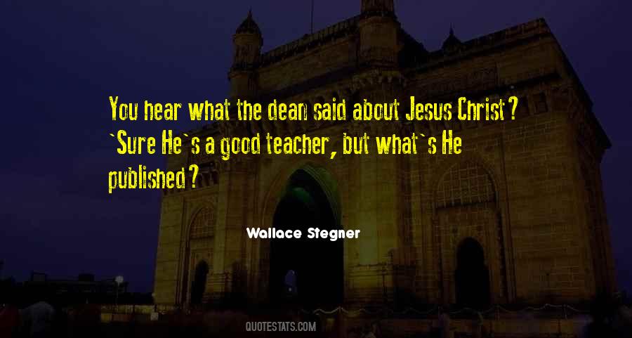 Quotes About Jesus As A Teacher #903631