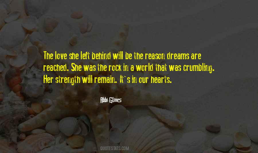 Quotes About Love Left Behind #1259209