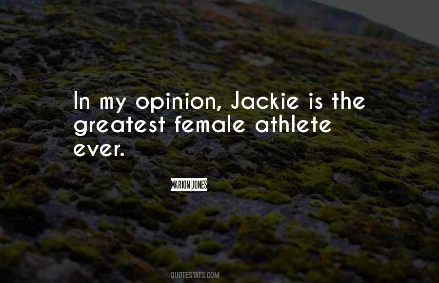 Quotes About Jackie #1341497