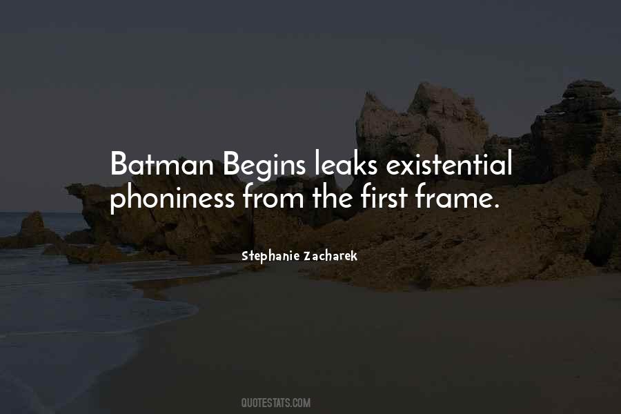 Quotes About Batman Begins #1449383
