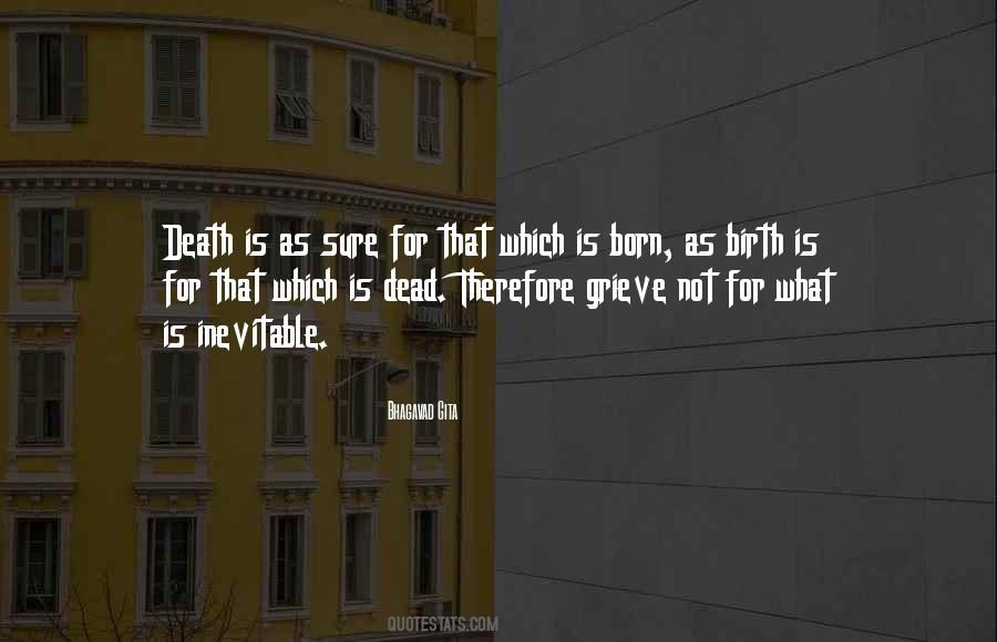 Death Inevitable Quotes #1093289