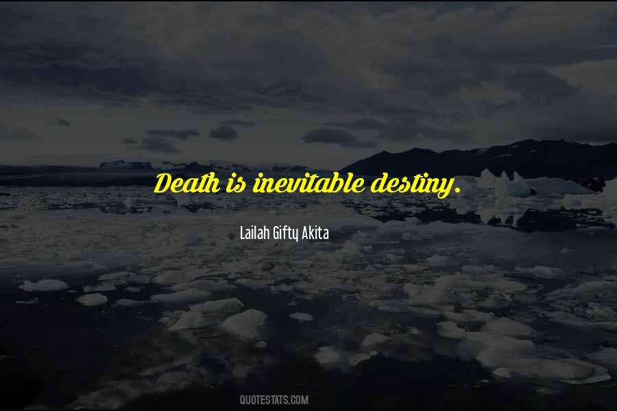 Death Inevitable Quotes #828874