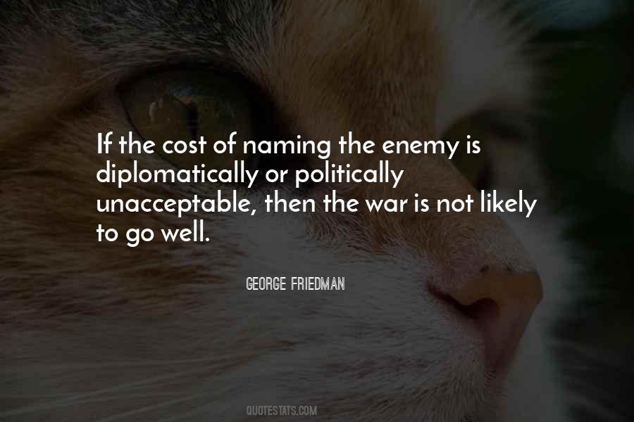 Quotes About Cost Of War #1702274