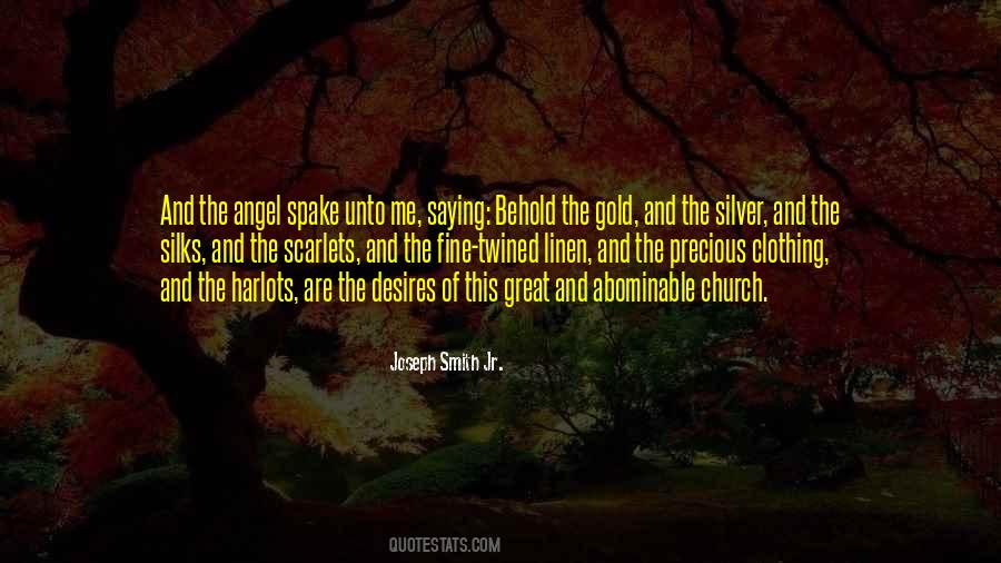 Great And Abominable Church Quotes #130157