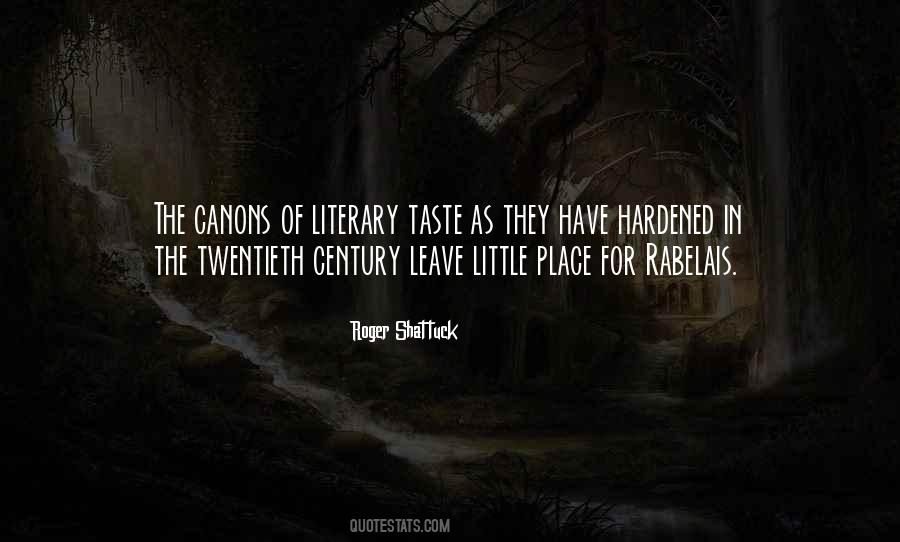 Literary Taste Quotes #1815854