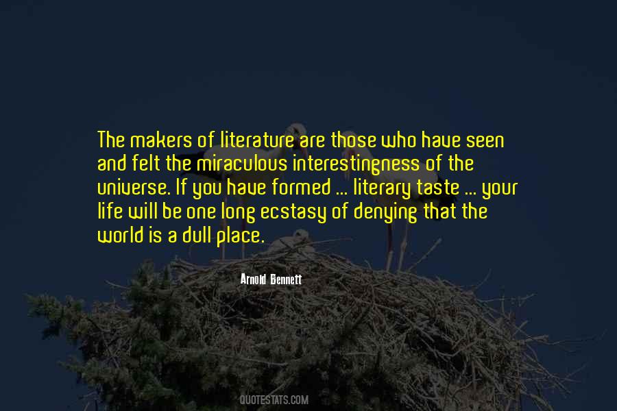 Literary Taste Quotes #1859131