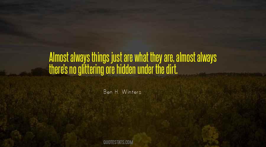 Quotes About Hidden #1746171