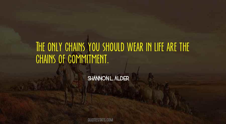 Quotes About Chains #1231705