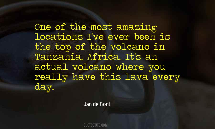 Quotes About Lava #899830