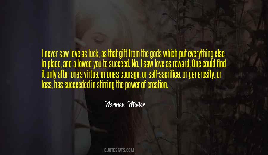 Love And Luck Quotes #1853545