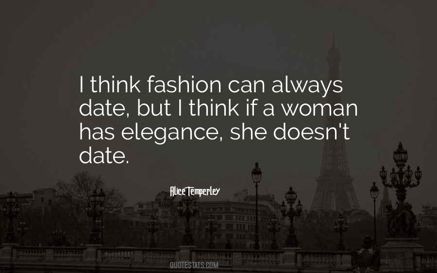 Elegance Of A Woman Quotes #1749735