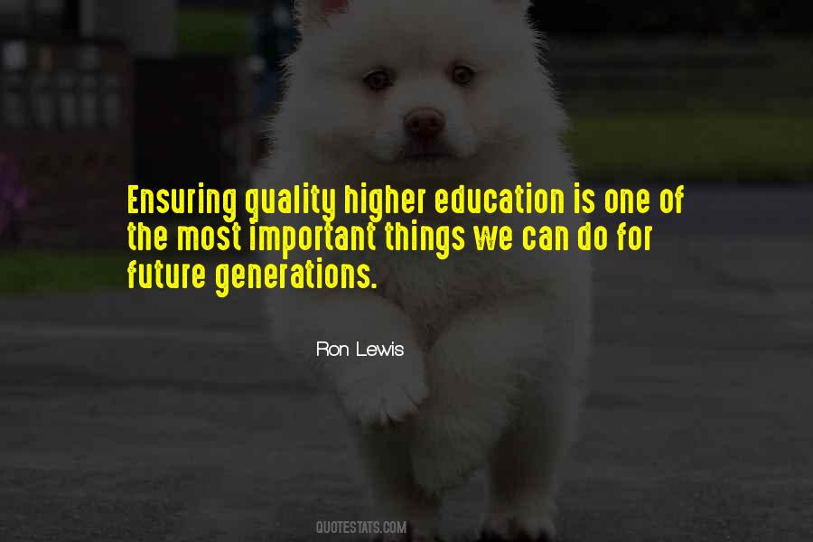 Quotes About Quality Of Education #964028