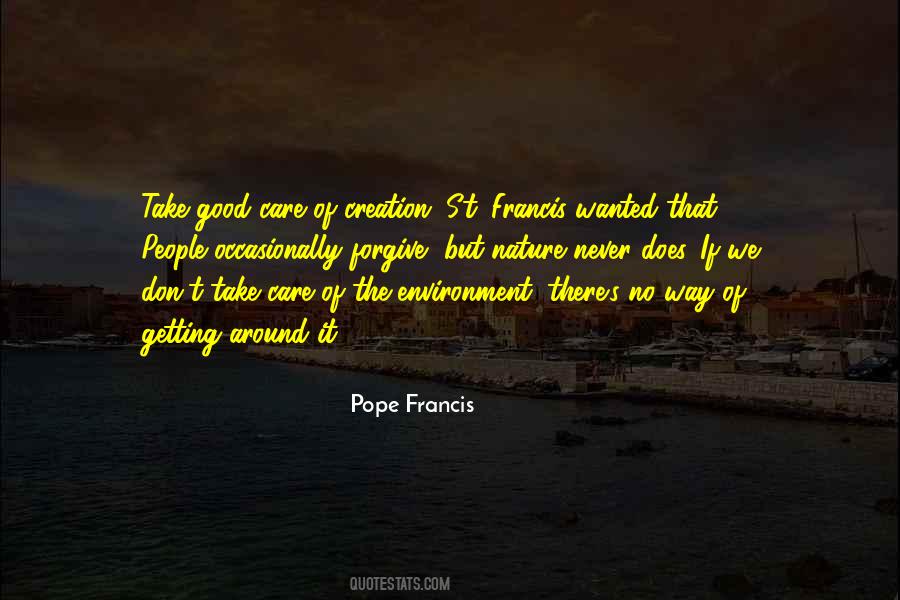 Quotes About Care For Creation #1612901