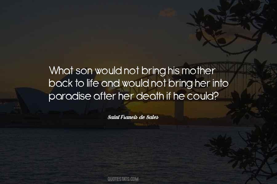 Quotes About Mother And Her Son #236515