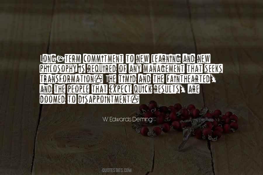 Quotes About Long Term Commitment #809328