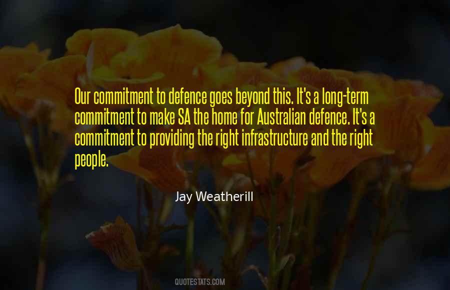 Quotes About Long Term Commitment #870569
