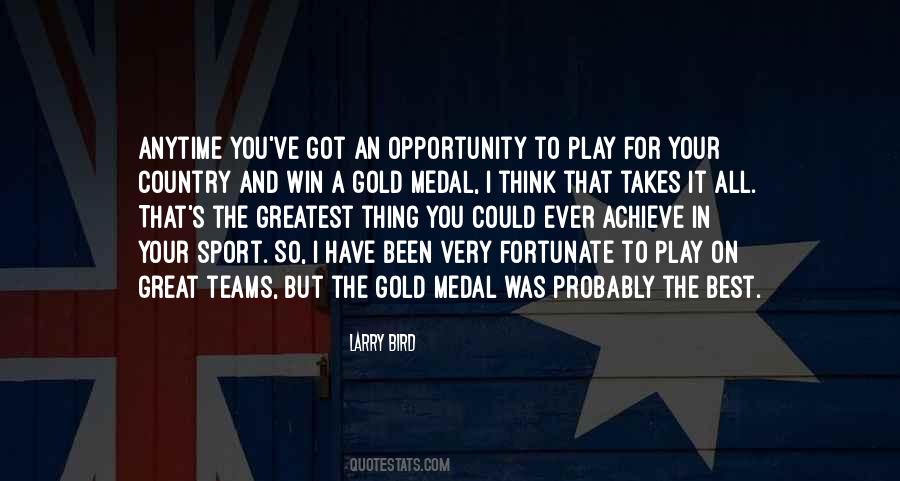 Quotes About Gold Medal #696925