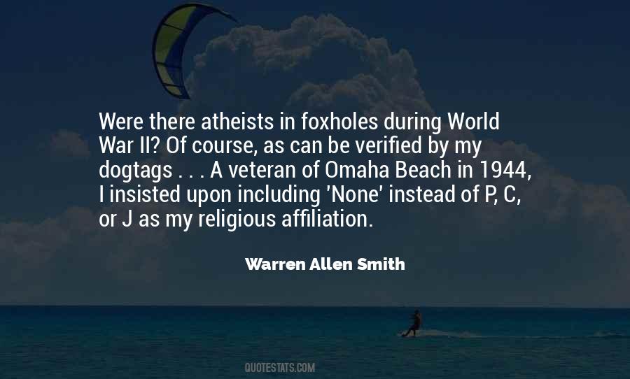 Atheists In Foxholes Quotes #1541524