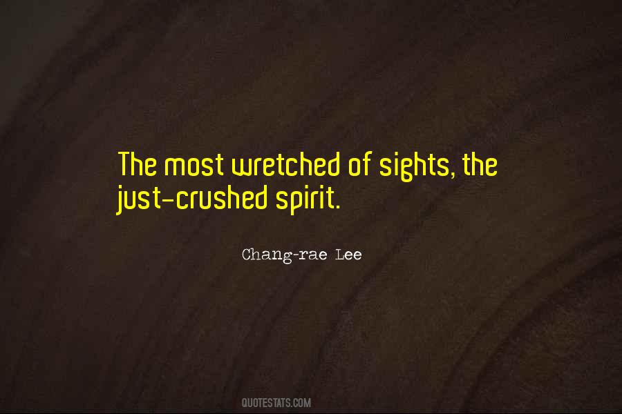 Crushed Spirit Quotes #467479