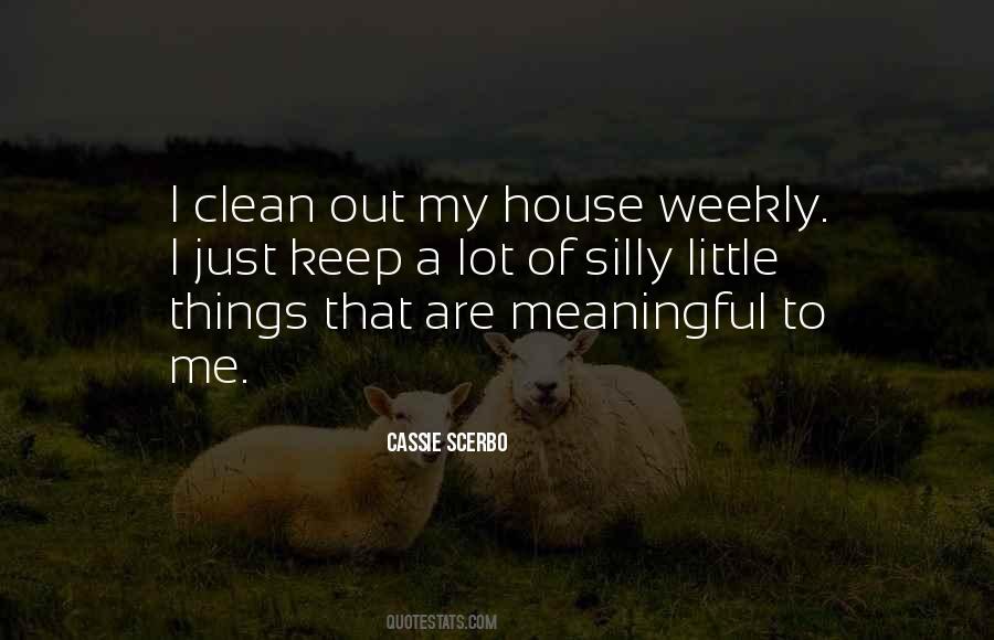 Clean Your House Quotes #53059