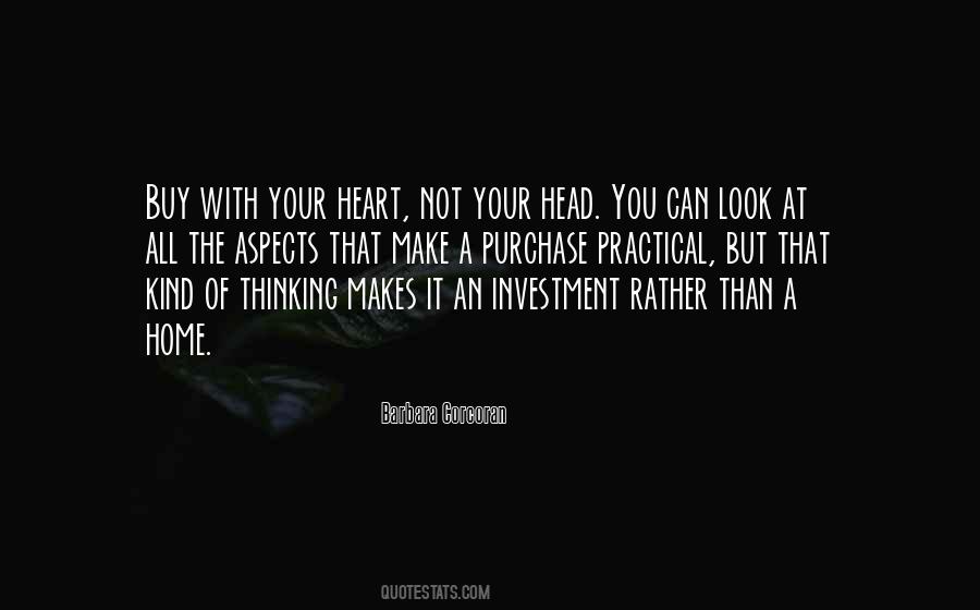 Quotes About Thinking With Your Heart #501843