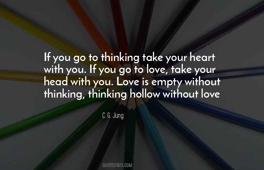 Quotes About Thinking With Your Heart #55827