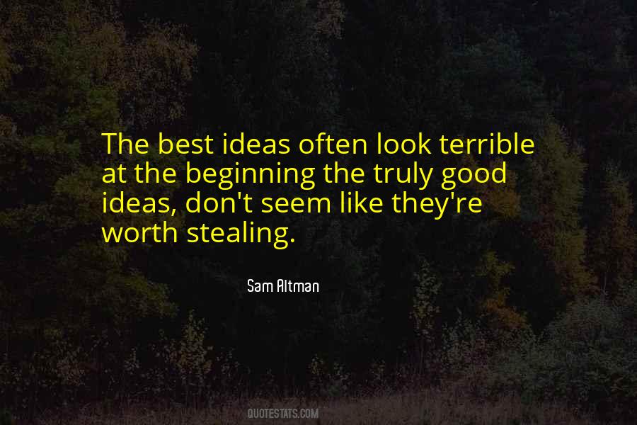 Quotes About Stealing Ideas #1098220