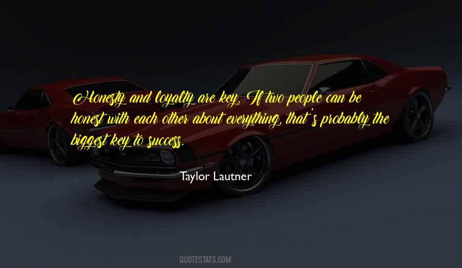 Quotes About Loyalty And Honesty #1485452