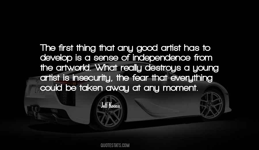 Artist Young Quotes #1317127