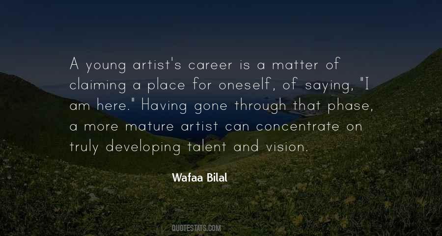 Artist Young Quotes #345147